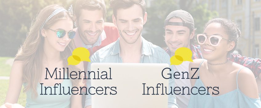 Millennial Influencers and Gen Z Influencers Millennial Influencers and Gen Z Influencers