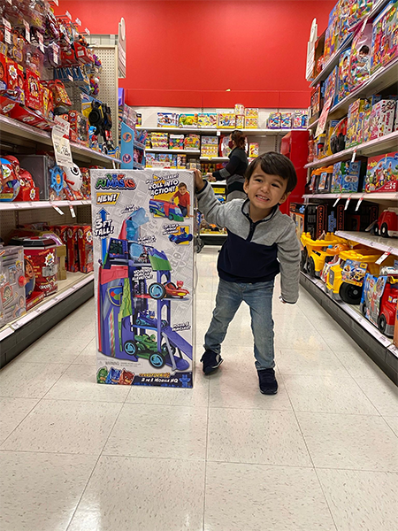 Child in Toy Isle